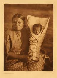 Comanche woman and baby